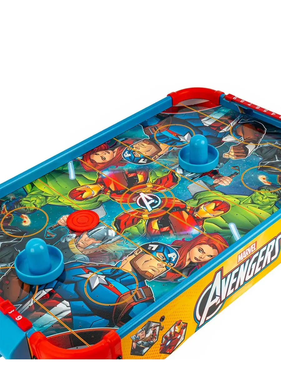 Настольный аэрохоккей Avengers Electronic Tabletop Air Hockey Wood World Tech Toys — изображение 2 из 8, нет цвета