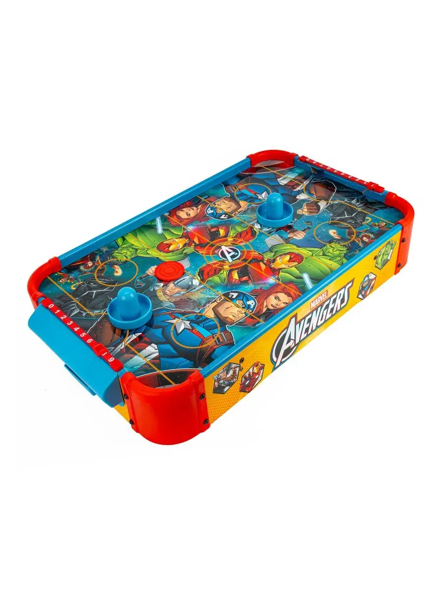 Настольный аэрохоккей Avengers Electronic Tabletop Air Hockey Wood World Tech Toys — изображение 6 из 8, нет цвета