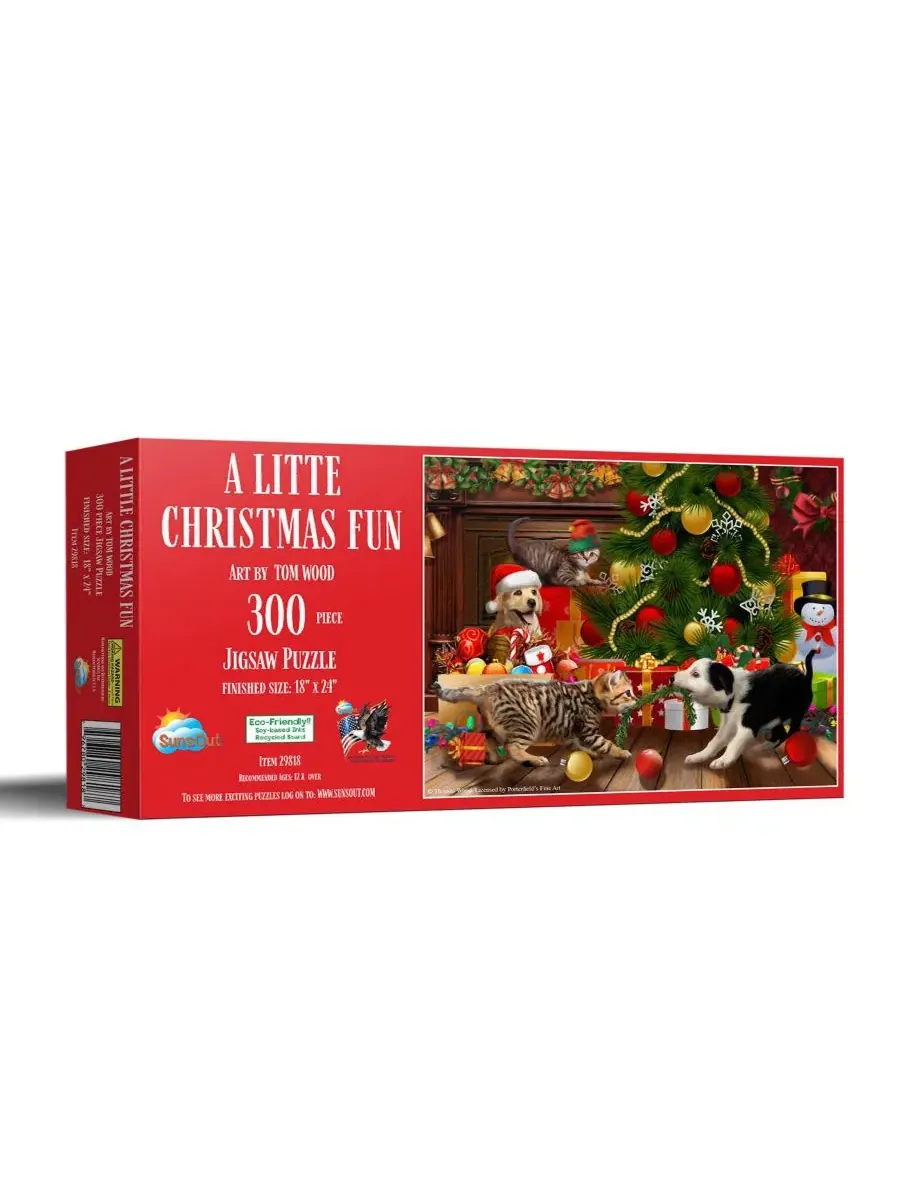 Пазл 300 деталей «A Little Christmas Fun» SunsOut