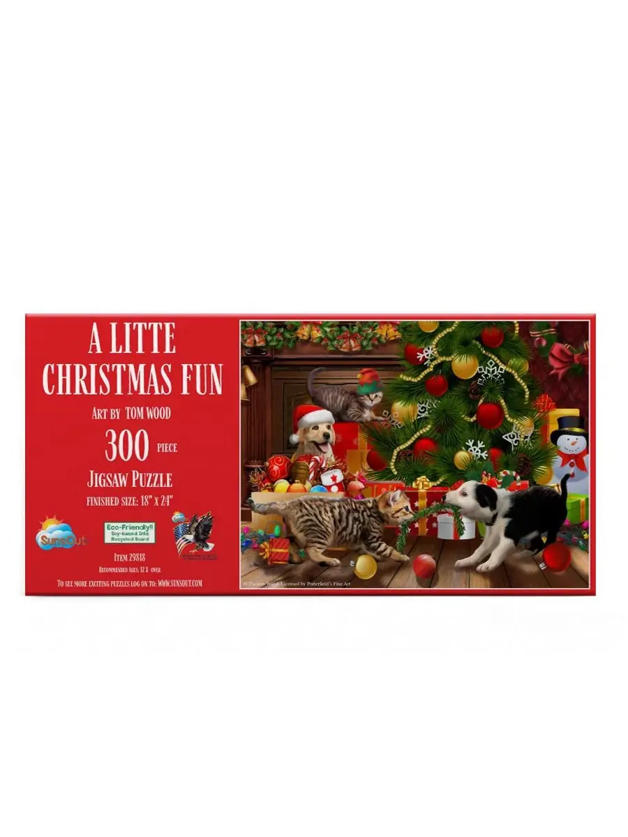 Пазл 300 деталей «A Little Christmas Fun» SunsOut — изображение 3 из 5, нет цвета