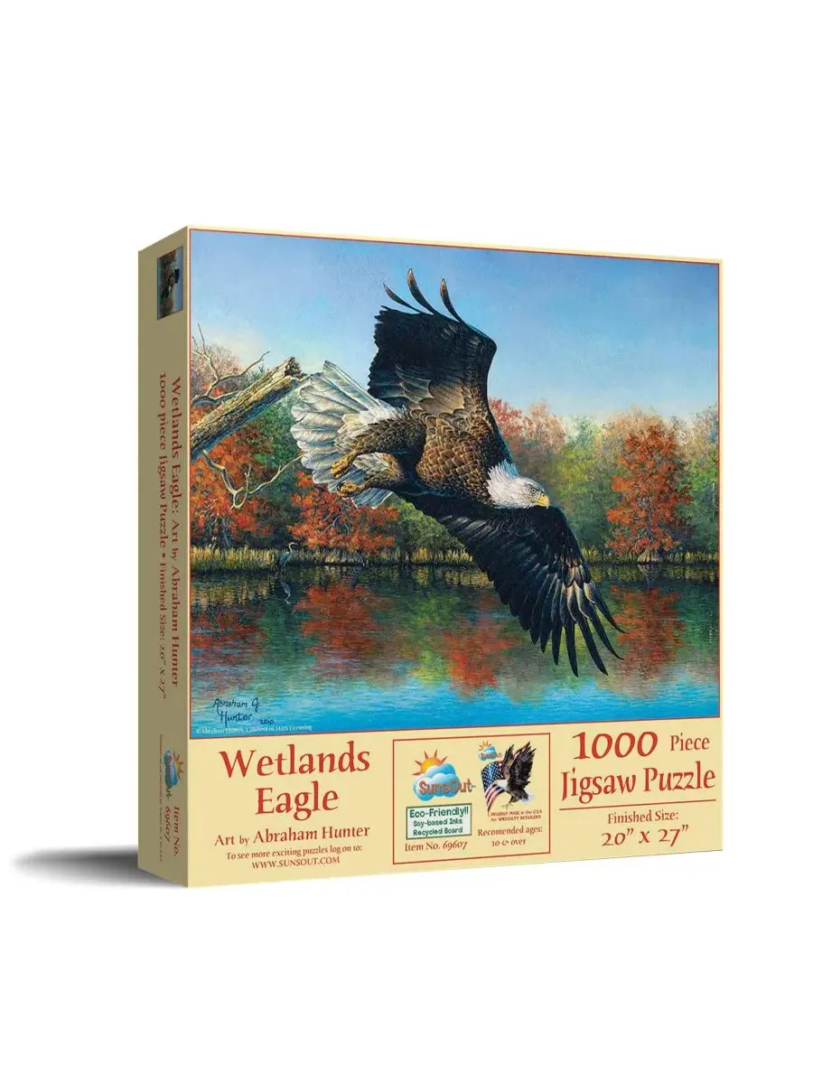 Пазл 1000 элементов Wetlands Eagle SunsOut