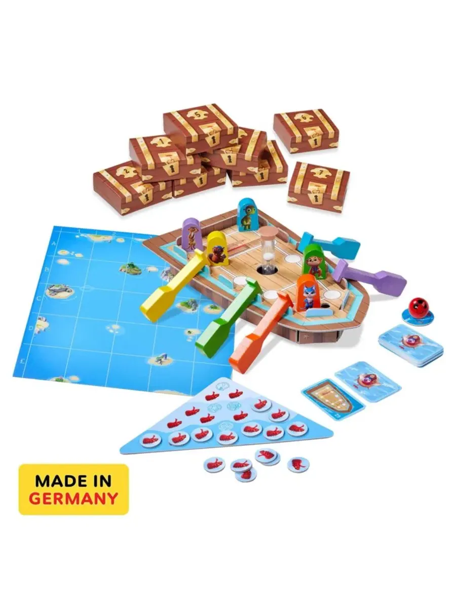 Настольная игра-приключение Capt'n Pepe: Treasure Ahoy! Haba — изображение 3 из 8, нет цвета