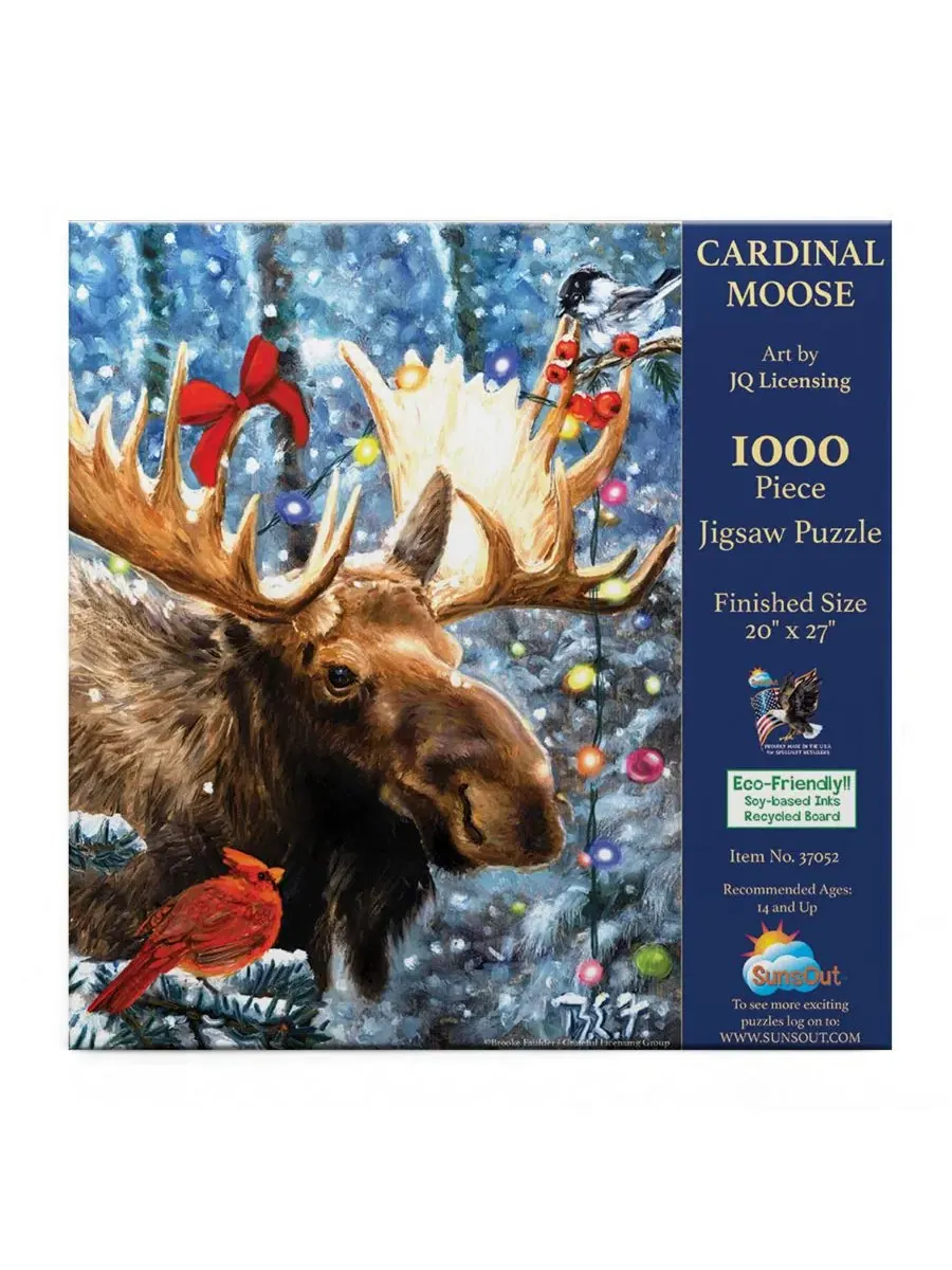 Пазл 1000 элементов «Cardinal Moose» SunsOut — изображение 2 из 5, нет цвета