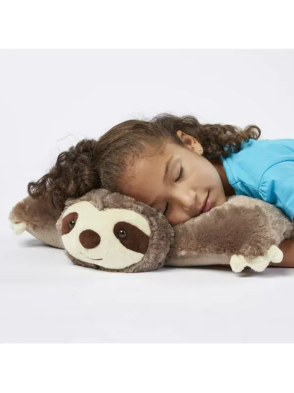 Фирменная плюшевая игрушка в виде солнечного ленивца Pillow Pets — изображение 4 из 4, коричневый