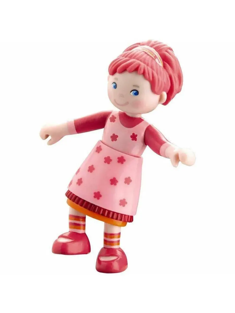 Игрушечная фигурка Лилли из серии Little Friends для кукольного домика (10 см ) Haba — розовый