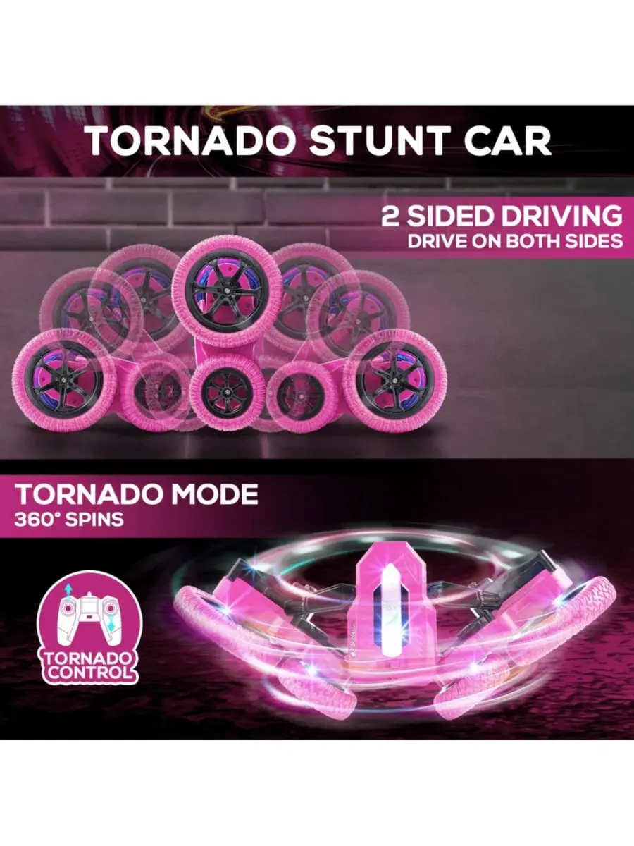 Радиоуправляемая машинка Tornado Extreme - розовая Usa Toyz — изображение 2 из 6, нет цвета