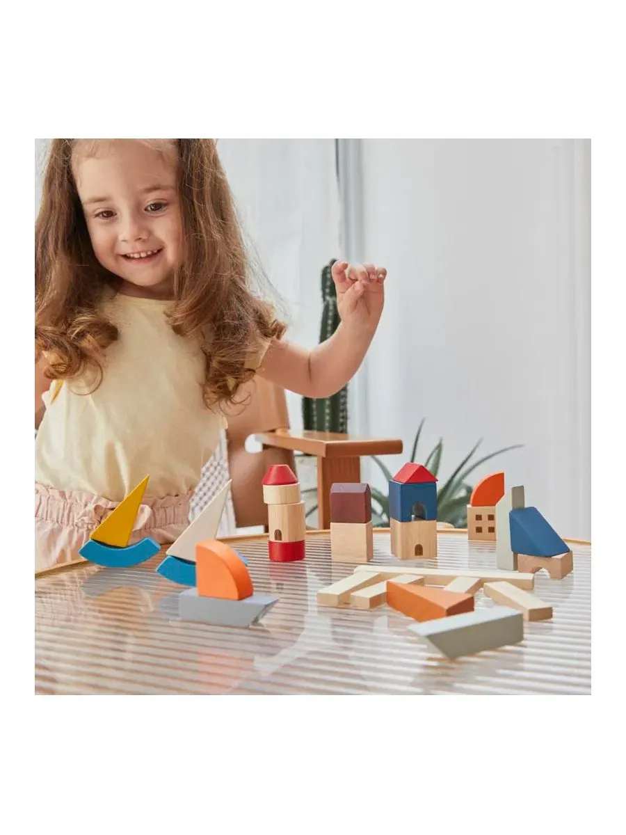 Игровой набор Marina Blocks из 27 деталей PlanToys — изображение 2 из 2, нет цвета