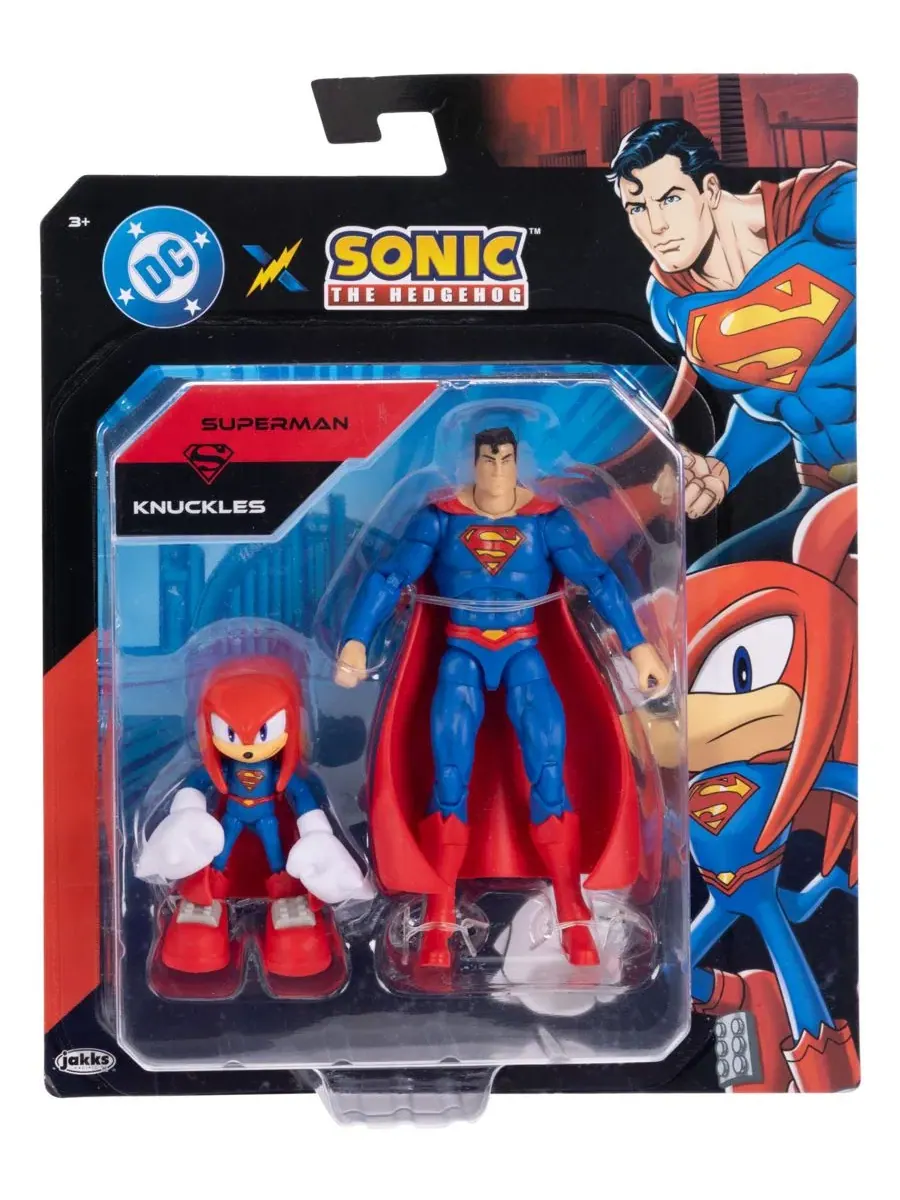 Фигурки Ежика Наклза и Супермена Sonic — мульти