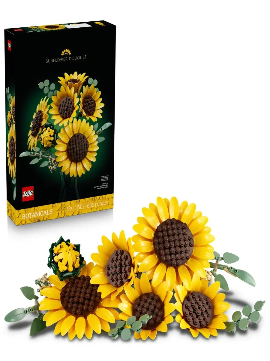 Конструктор «Букет подсолнухов» от Botanicals, 11502 Lego
