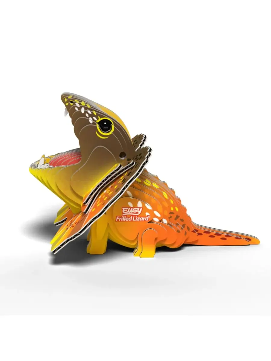 3D-пазл Frilled Lizard Eugy — изображение 2 из 3, нет цвета