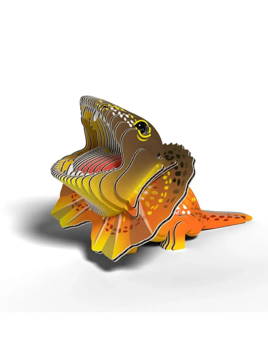 3D-пазл Frilled Lizard Eugy — изображение 3 из 3, нет цвета