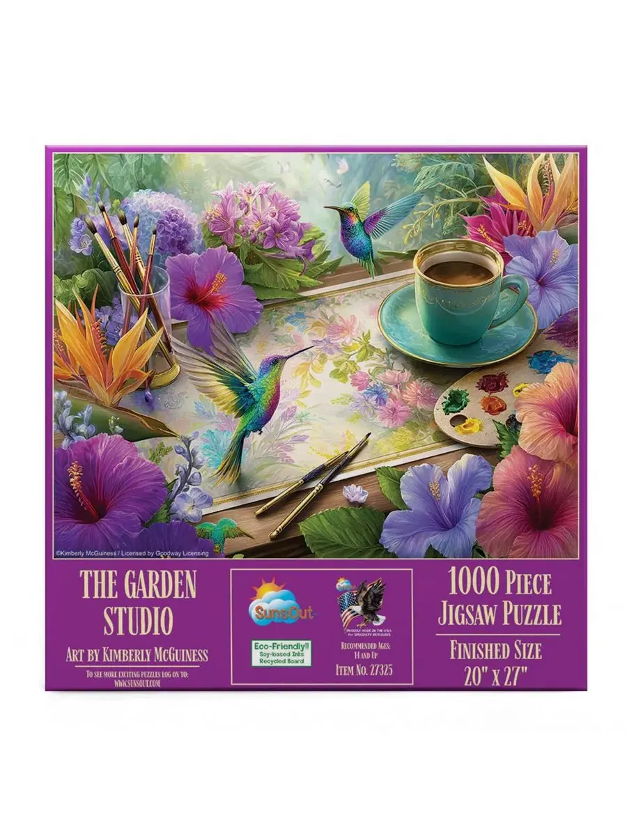 Пазл The Garden Studio 1000 элементов SunsOut — изображение 3 из 5, нет цвета