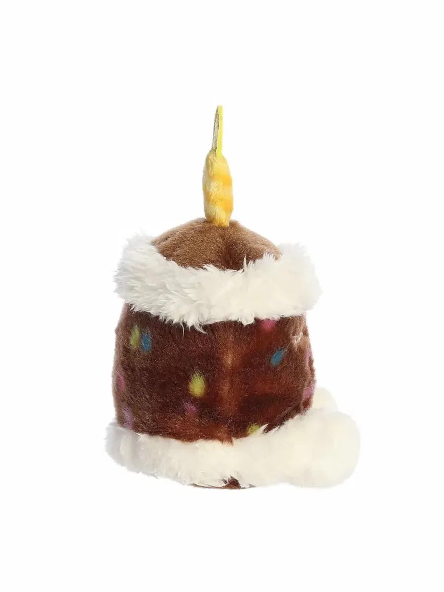 Миниатюрная плюшевая игрушка Mini Choco B'day Cake Palm Pals, коричневая, 13 см Aurora — изображение 5 из 6, коричневый