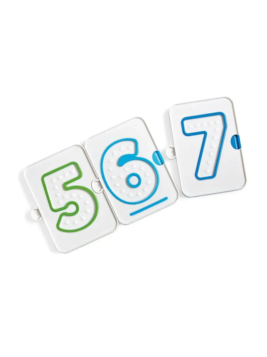 Набор сенсорных трафаретов для цифр Learning Resources Sensory Number Trays, 10 шт. — изображение 7 из 7, мульти