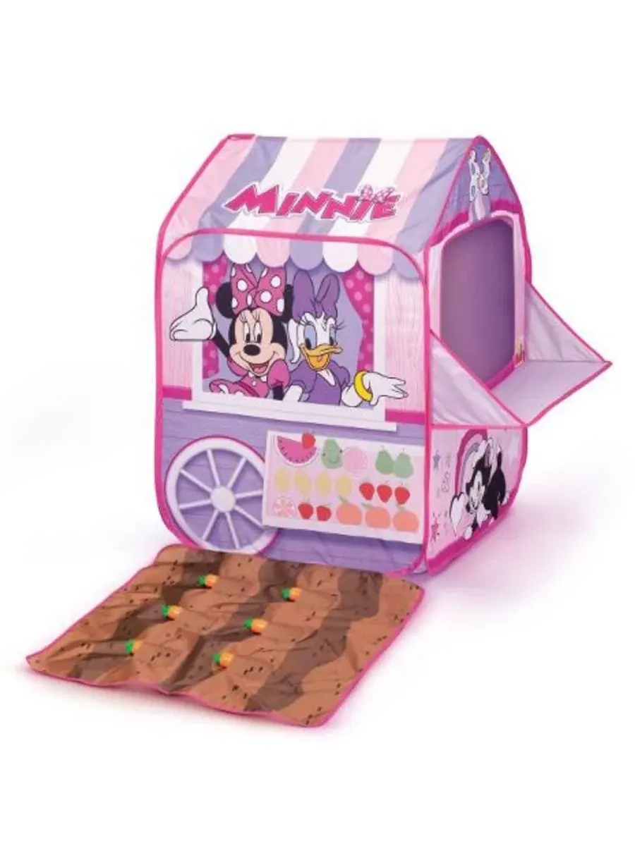 Игровой набор с палаткой-ларьком Minnie Mouse Veggie Stand, 6 морковок и сумка-шопер — изображение 4 из 4, нет цвета