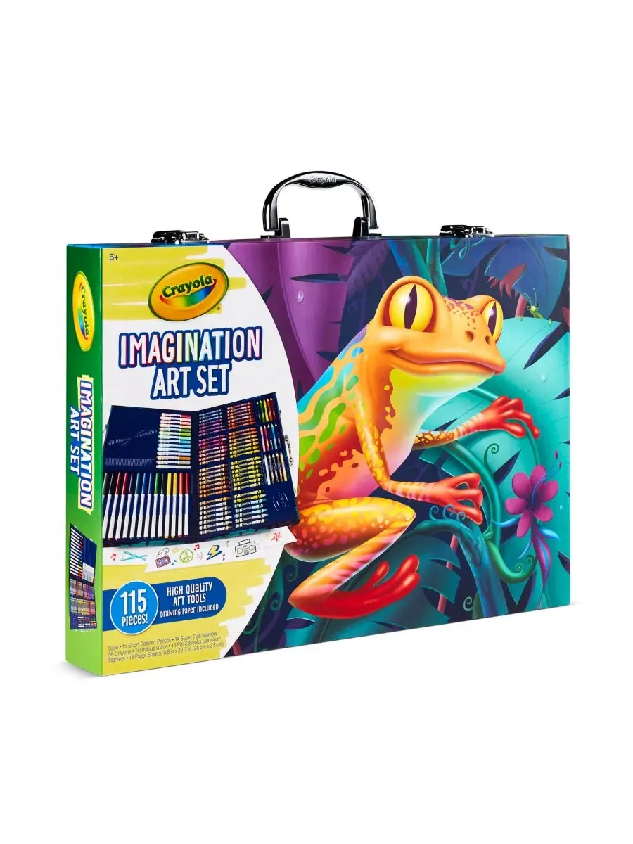 Набор для раскрашивания «Воображение», 115 деталей Crayola — изображение 3 из 6, мульти