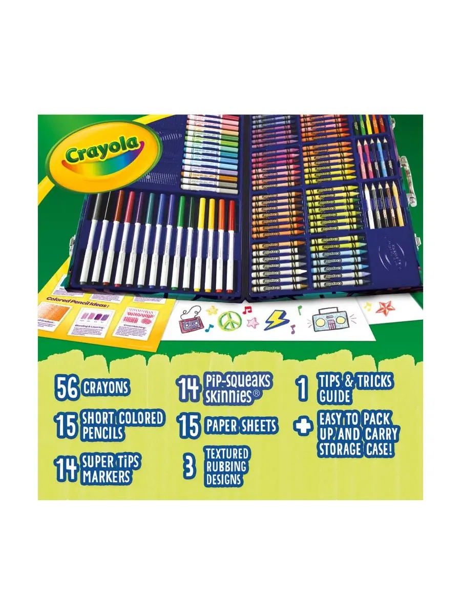Набор для раскрашивания «Воображение», 115 деталей Crayola — изображение 6 из 6, мульти