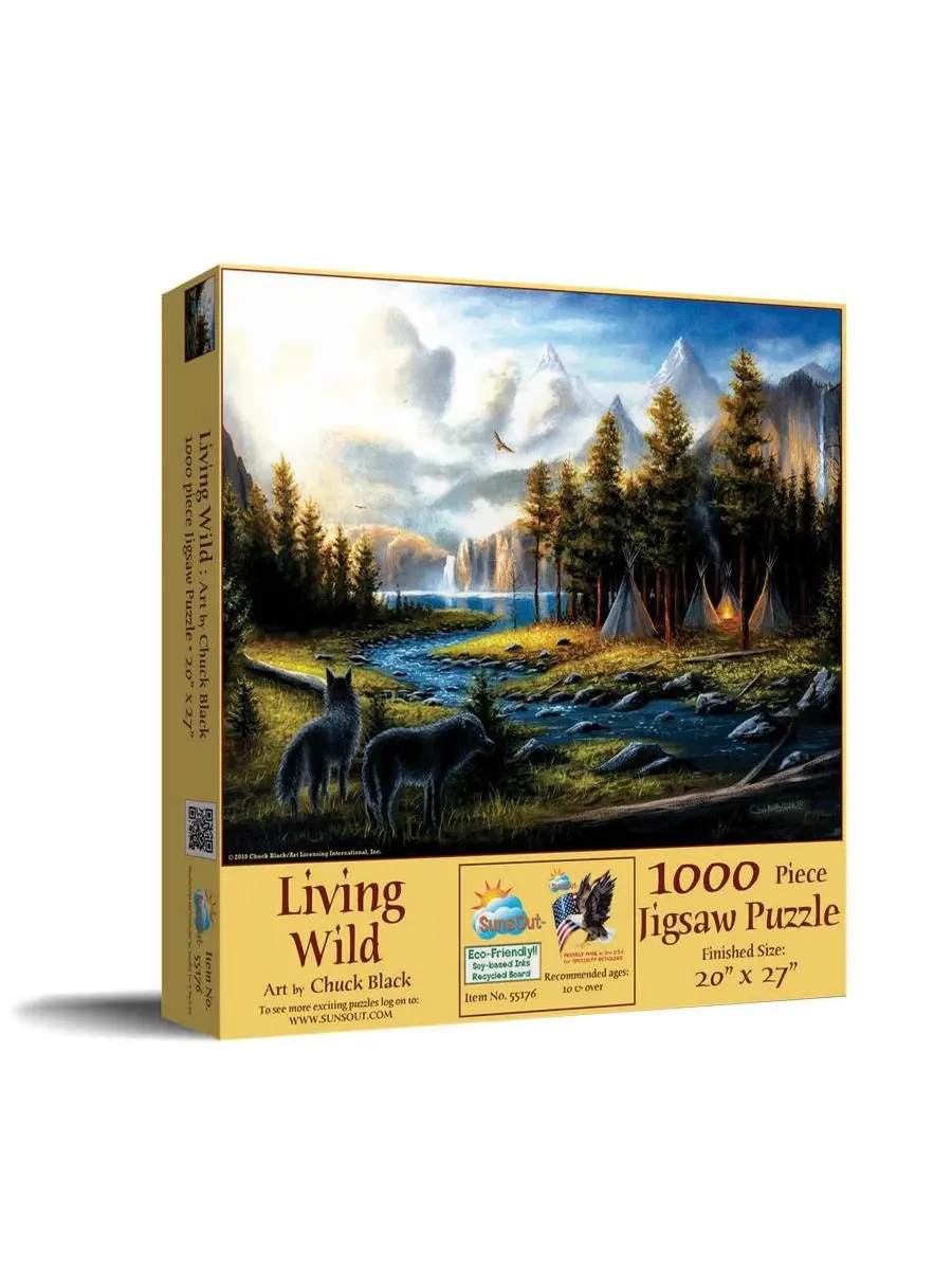Пазл Living Wild, 1000 деталей SunsOut
