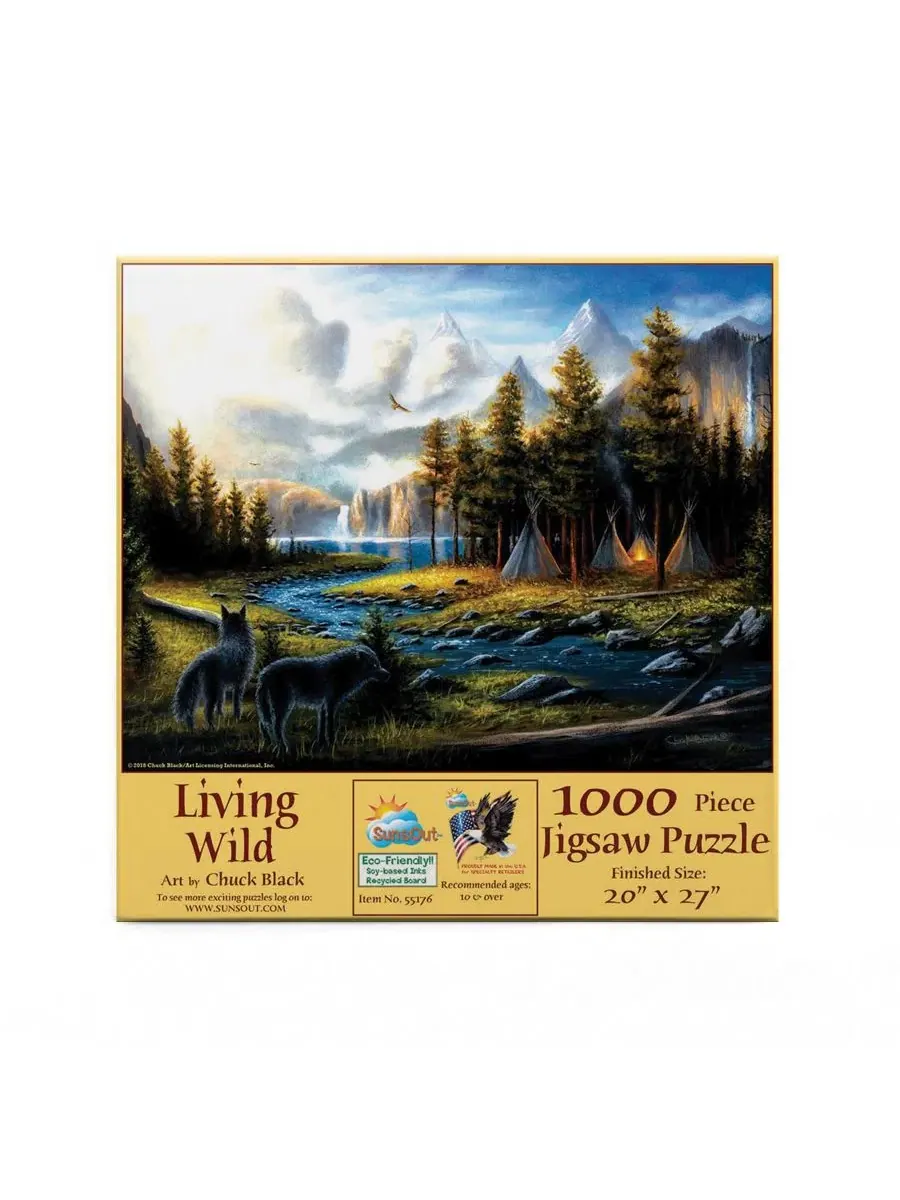 Пазл Living Wild, 1000 деталей SunsOut — изображение 2 из 5, нет цвета