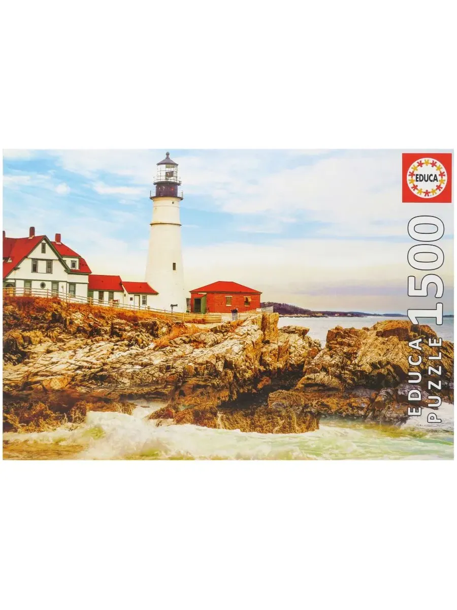 Пазл Rocky Lighthouse, 1500 деталей Educa — изображение 2 из 2, нет цвета