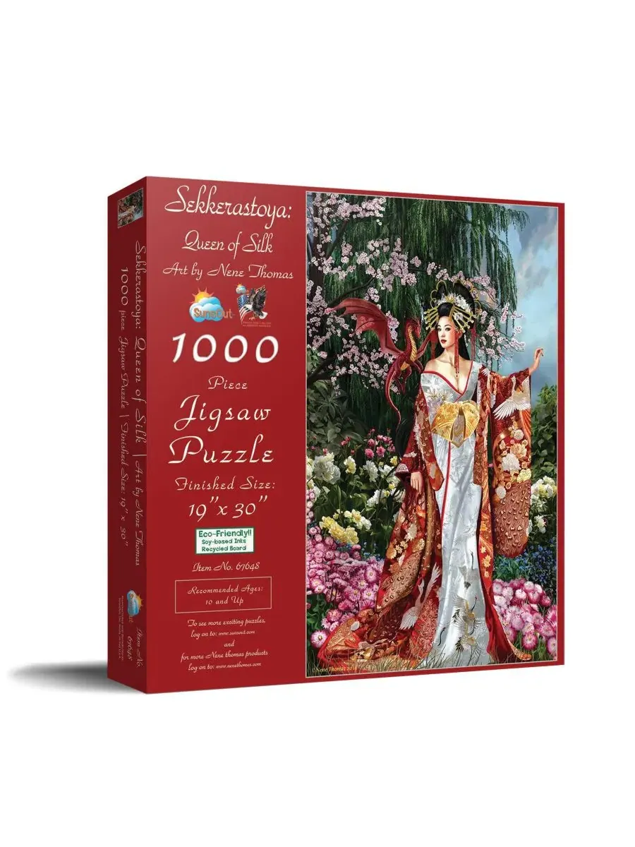 Пазл Queen of Silk, 1000 деталей SunsOut