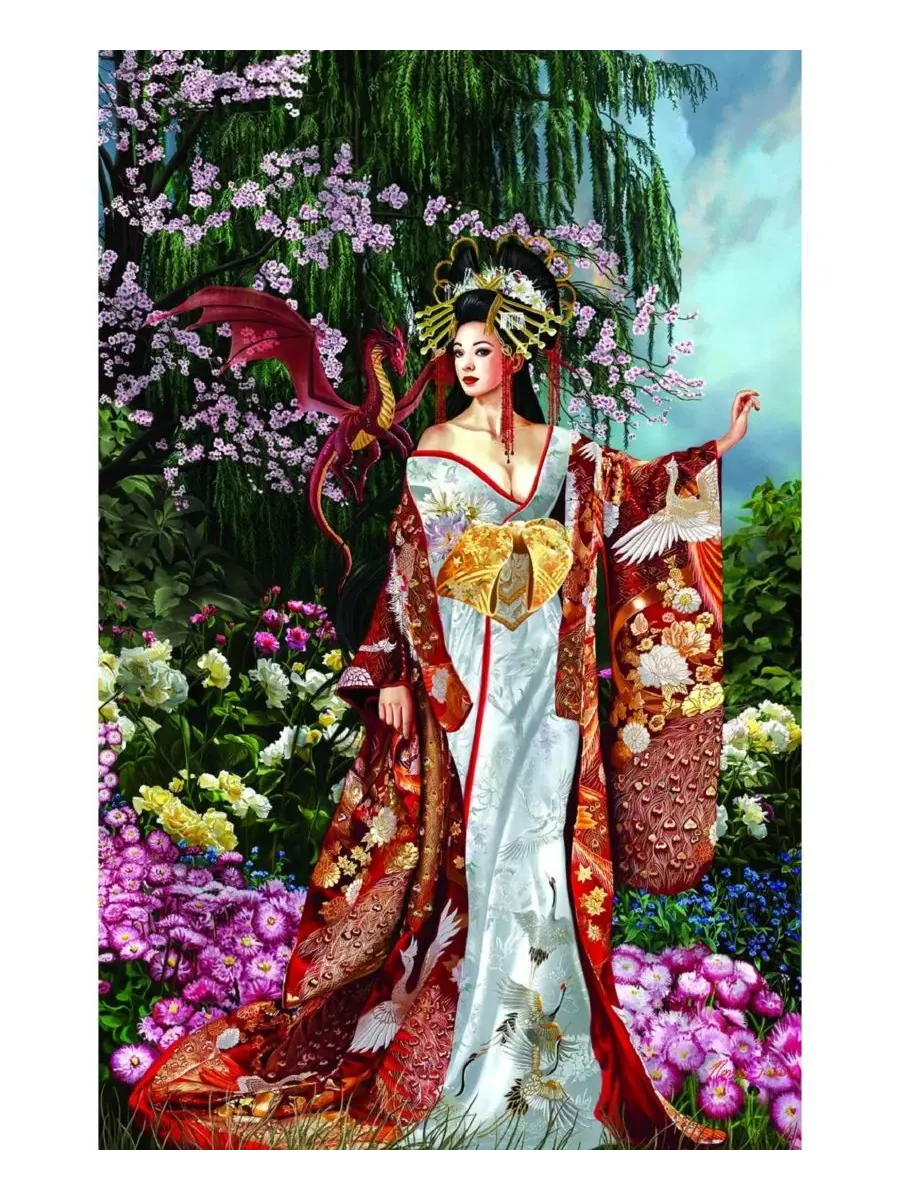 Пазл Queen of Silk, 1000 деталей SunsOut — изображение 5 из 5, нет цвета