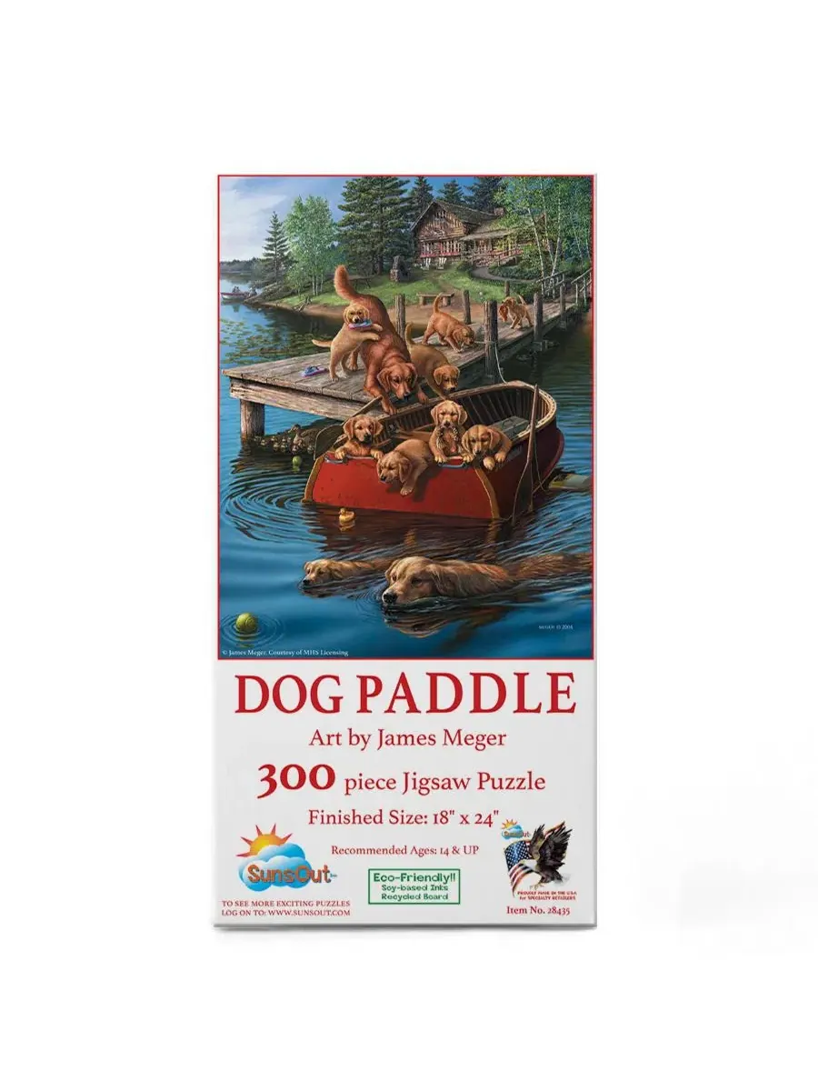 Пазл 300 деталей «Dog Paddle» SunsOut, Животные — изображение 2 из 5, нет цвета