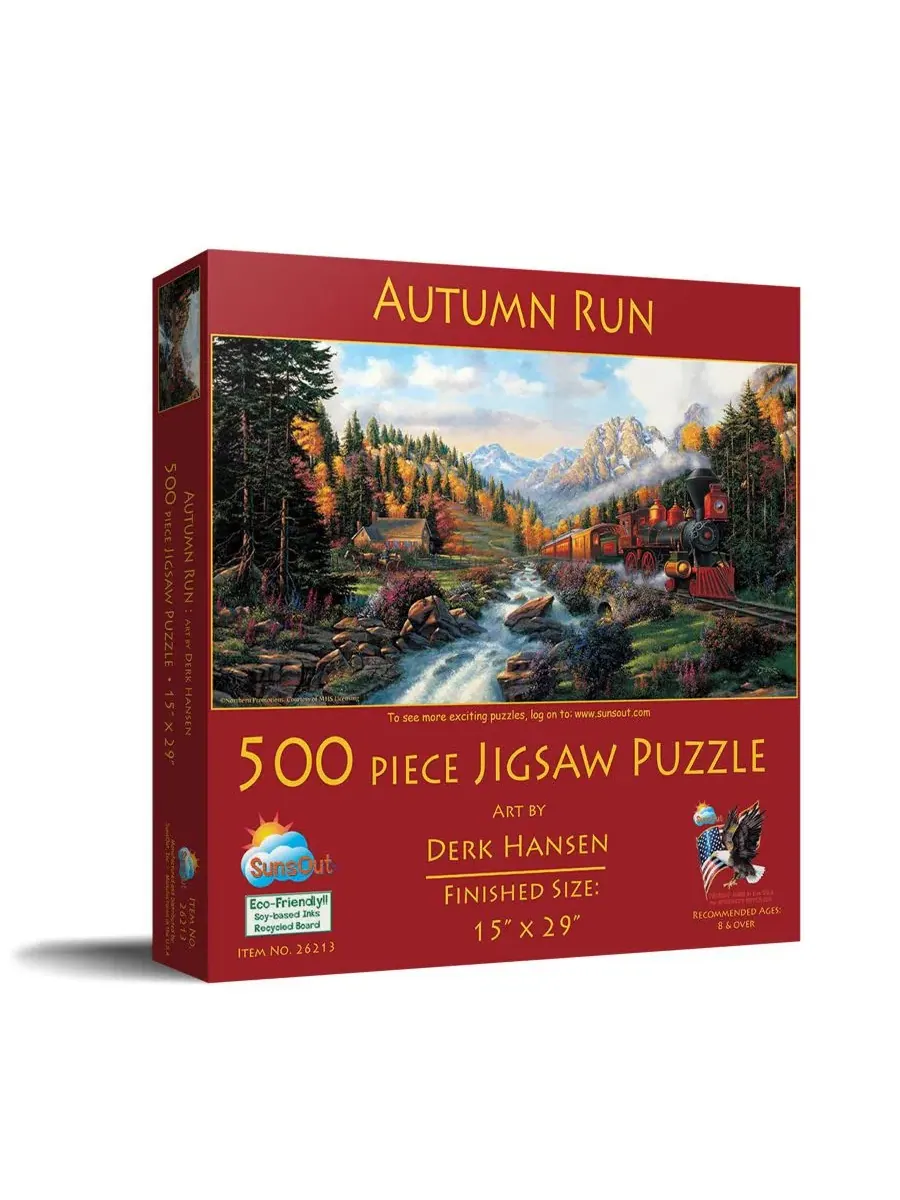 Пазл 500 деталей Autumn Run SunsOut