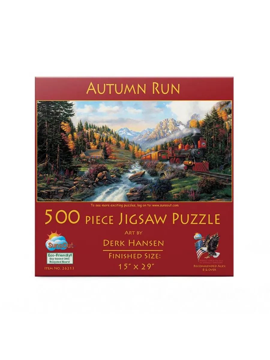 Пазл 500 деталей Autumn Run SunsOut — изображение 2 из 5, нет цвета