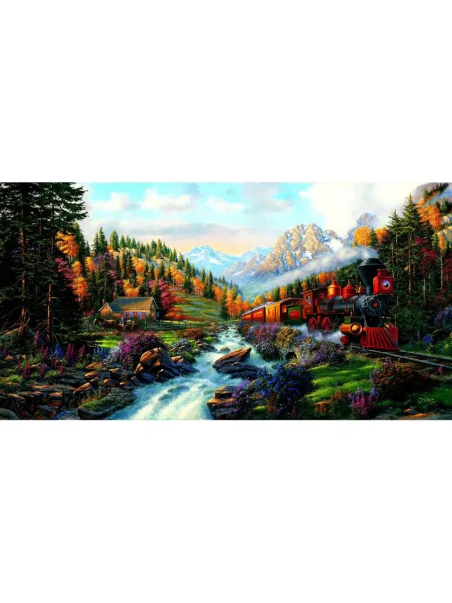 Пазл 500 деталей Autumn Run SunsOut — изображение 4 из 5, нет цвета