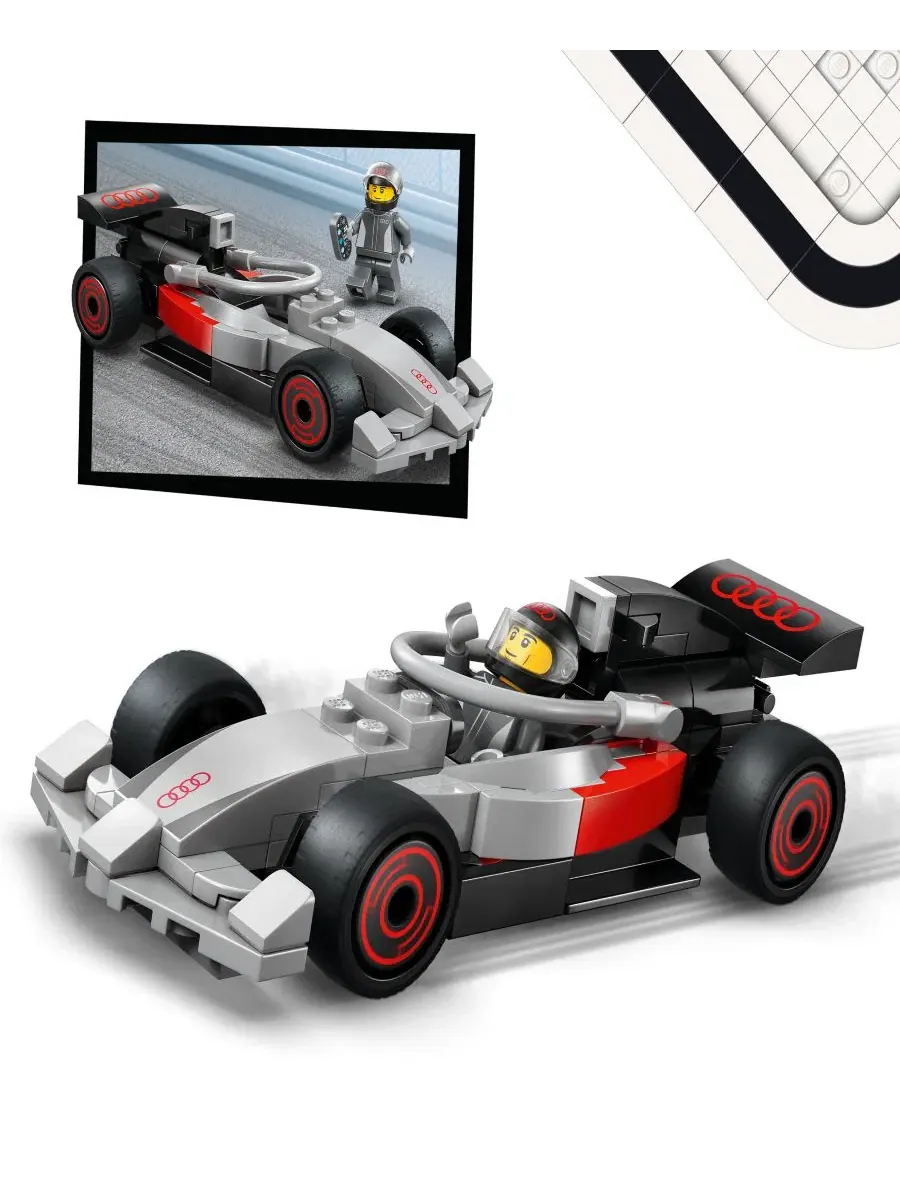 Набор для сборки City Formula 1 Truck and Audi F1 Race Car Building Set, 60493 Lego — изображение 5 из 7, нет цвета