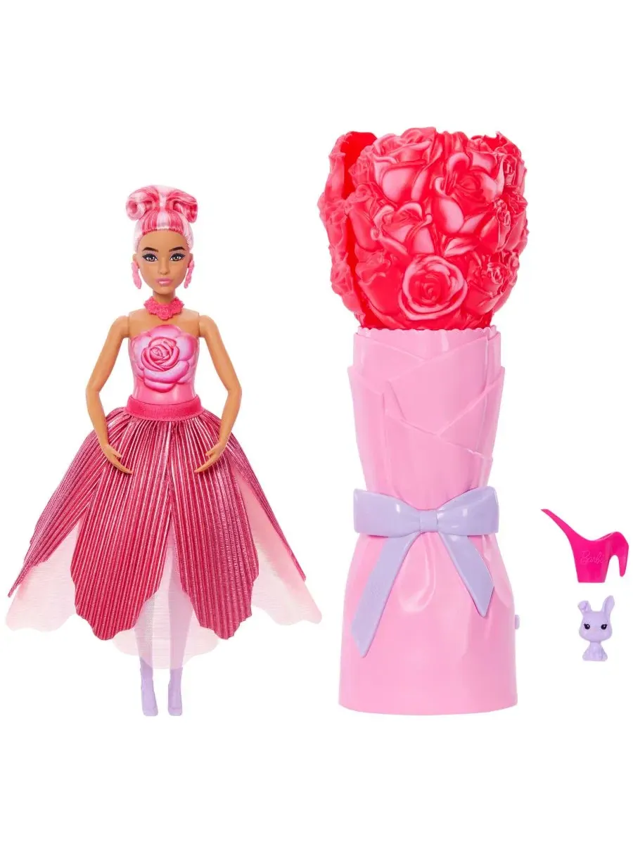 Модная кукла с ароматом лепесткового цветка Barbie