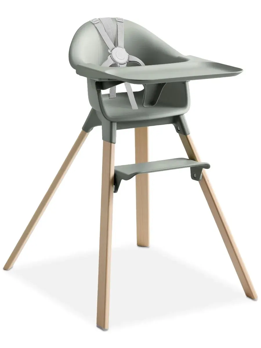 Детский стульчик для кормления Baby Click Stokke — зеленый