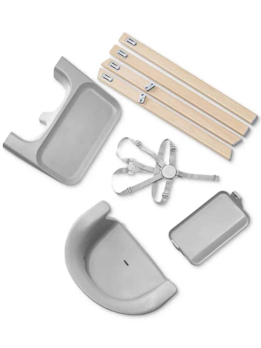 Детский стульчик для кормления Baby Click Stokke — изображение 3 из 3, серый