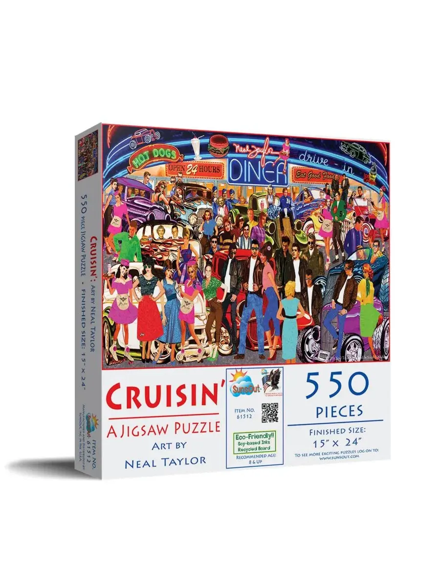 Пазл Cruisin из 550 деталей для взрослых Sunsout