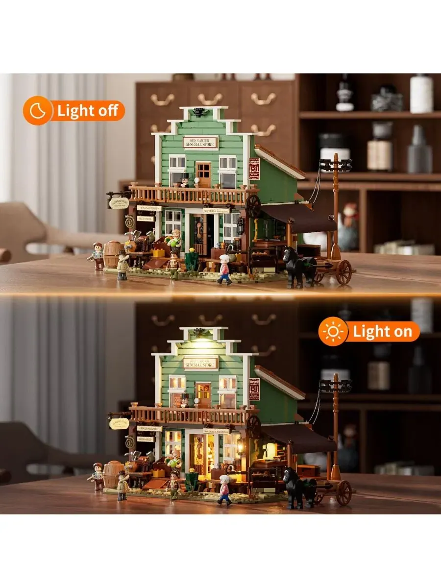 Конструктор Western General Store 1895 деталей Lumibricks — изображение 3 из 10, нет цвета