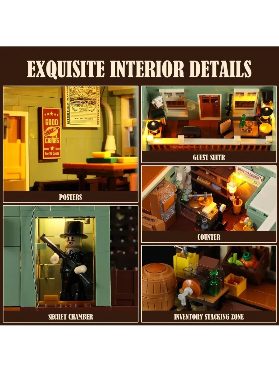 Конструктор Western General Store 1895 деталей Lumibricks — изображение 4 из 10, нет цвета