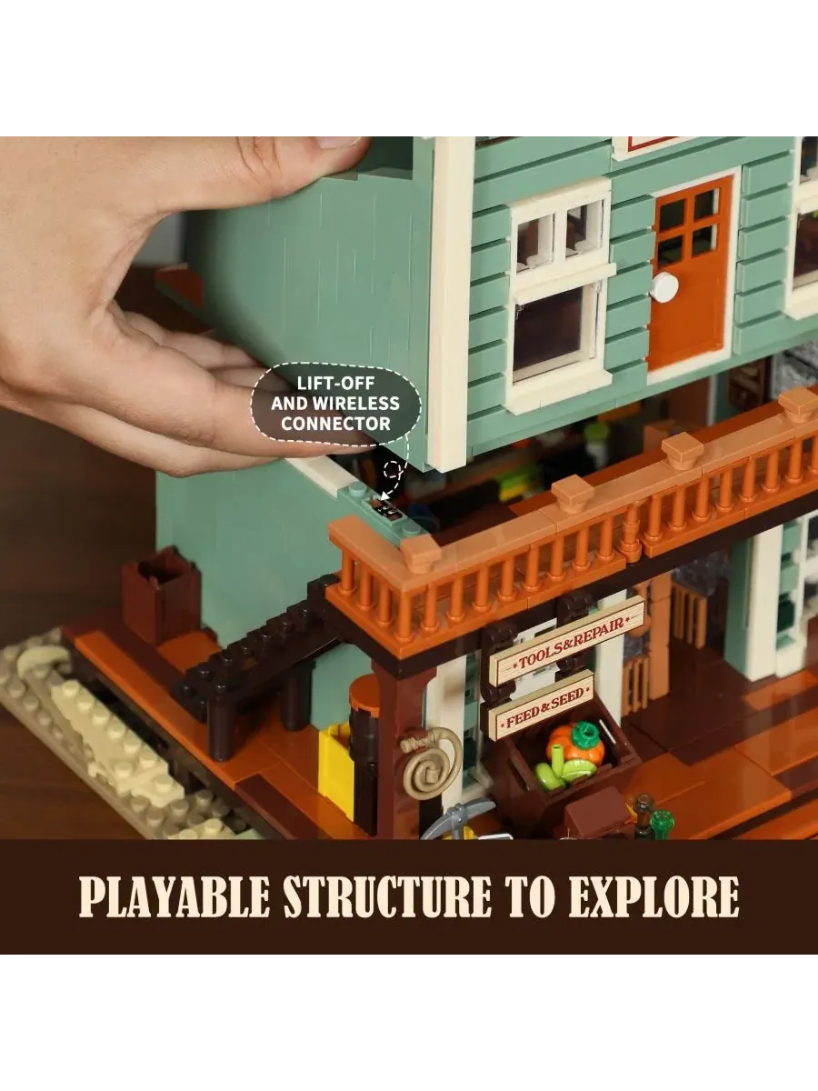 Конструктор Western General Store 1895 деталей Lumibricks — изображение 9 из 10, нет цвета