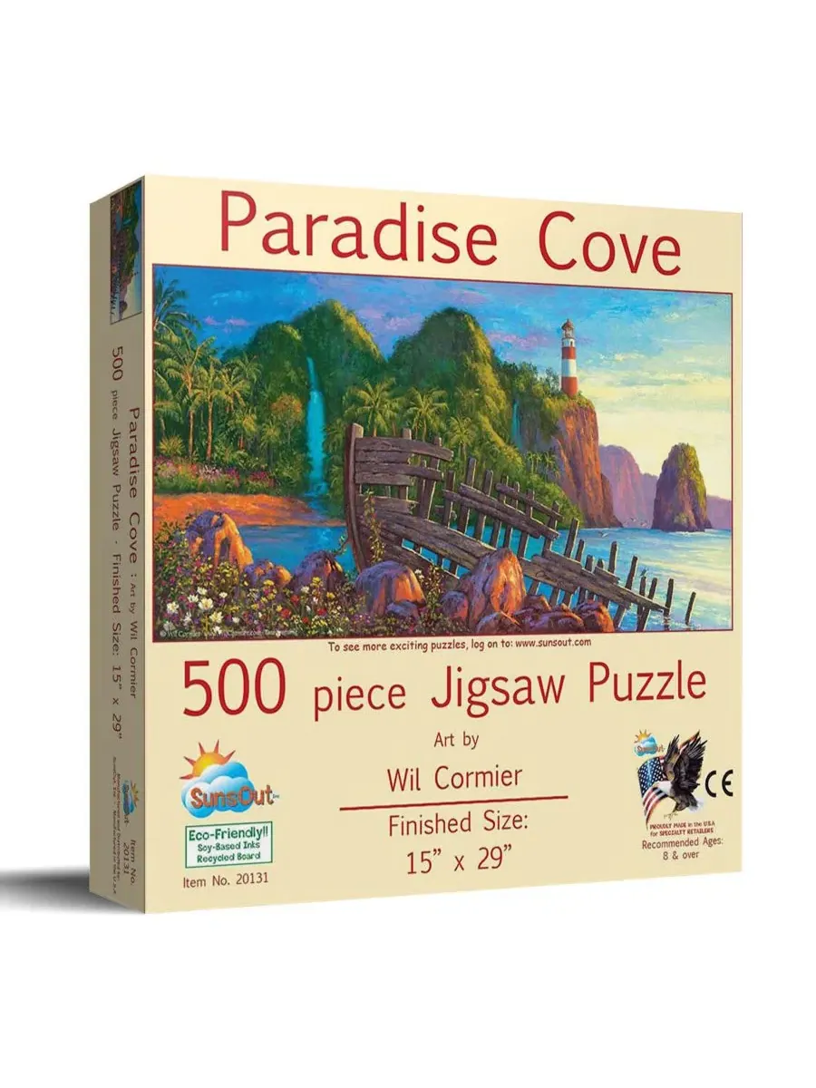 Пазл «Paradise Cove» из 500 деталей для взрослых Sunsout