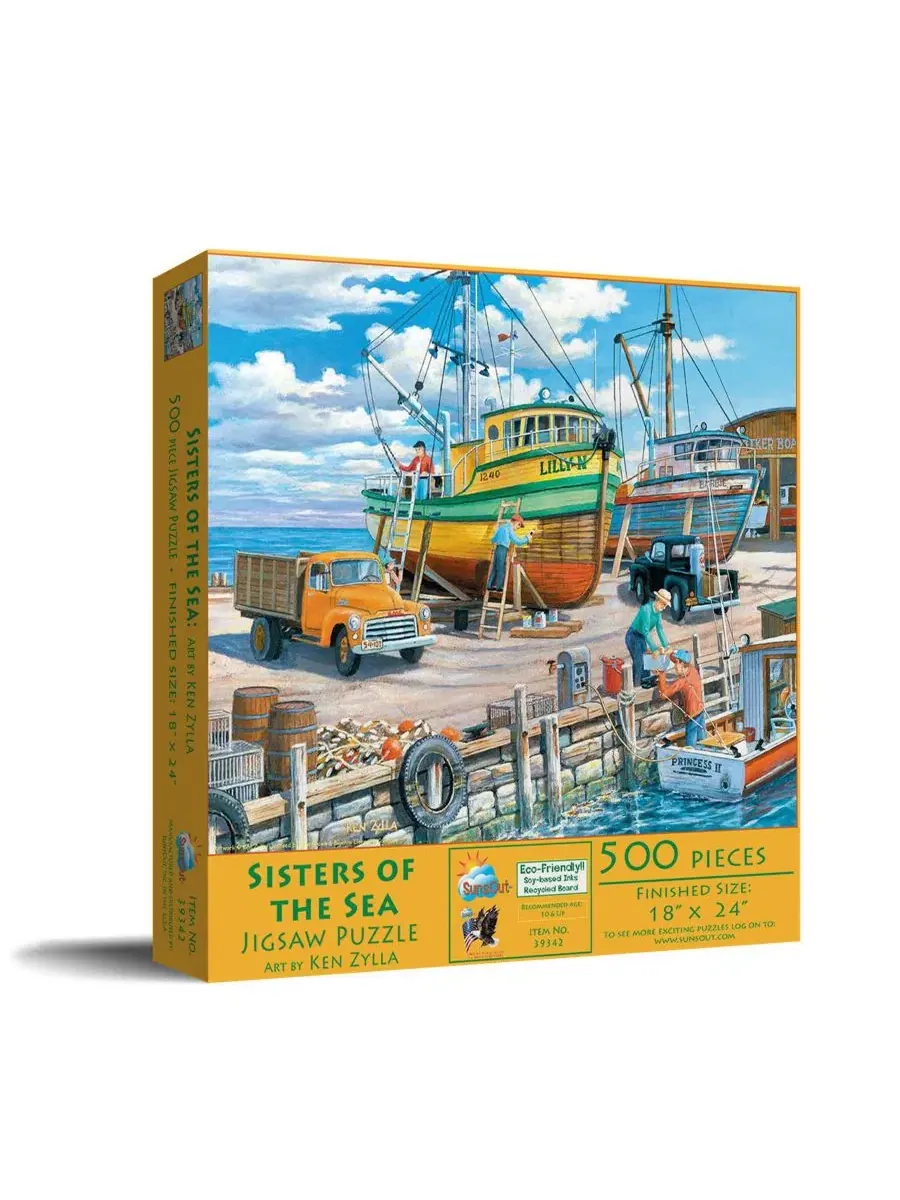 Пазл «Сестры моря» (500 деталей) для взрослых Sunsout