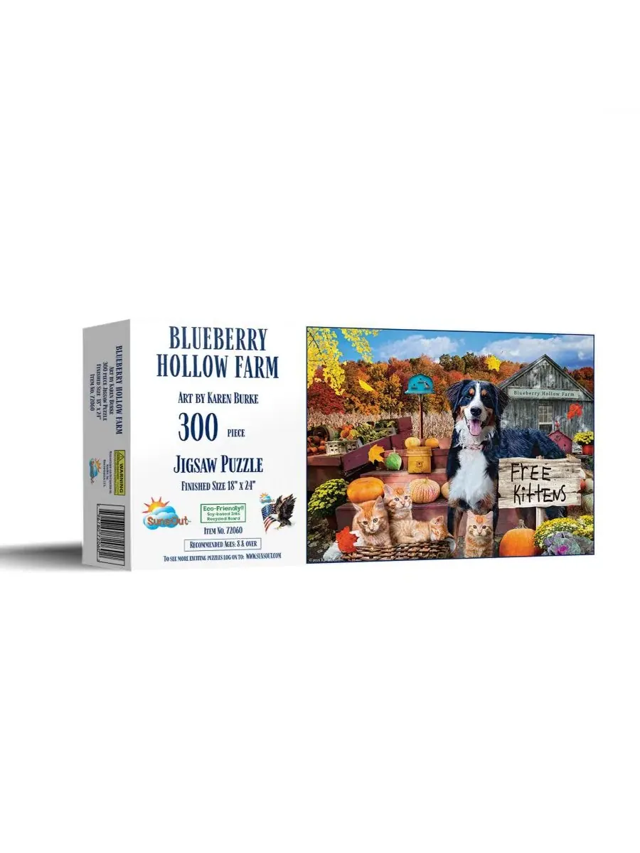 Пазл 300 элементов Blueberry Hollow Farm SunsOut, 45,7 x 61 см