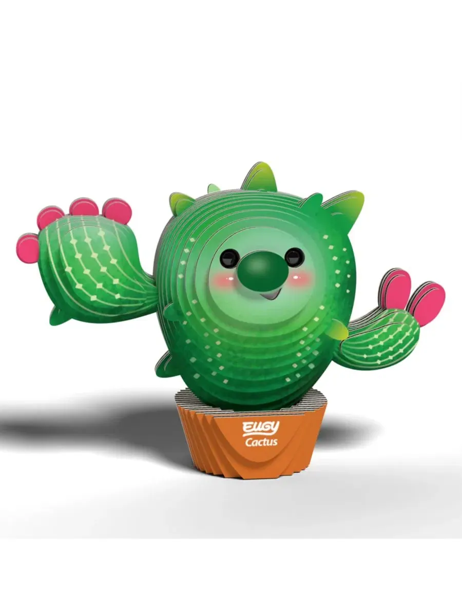 3D-пазл Cactus от EUGY — изображение 3 из 3, нет цвета