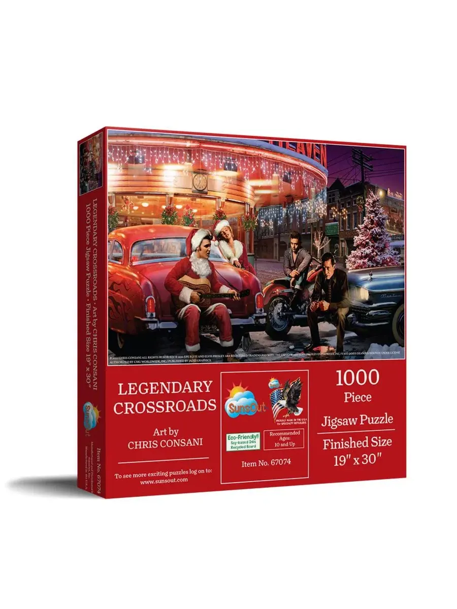 Пазл 1000 элементов Legendary Crossroads SunsOut