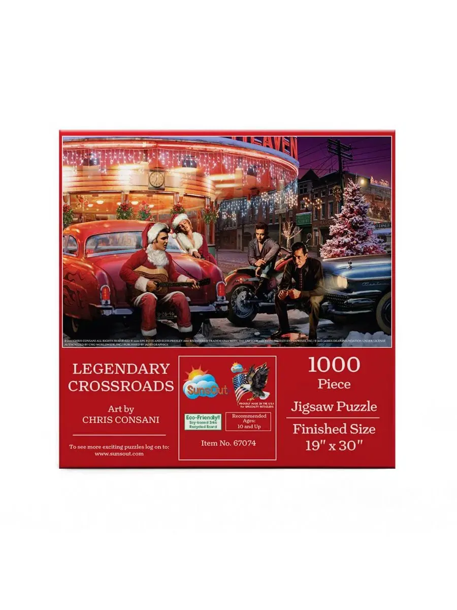 Пазл 1000 элементов Legendary Crossroads SunsOut — изображение 3 из 4, нет цвета