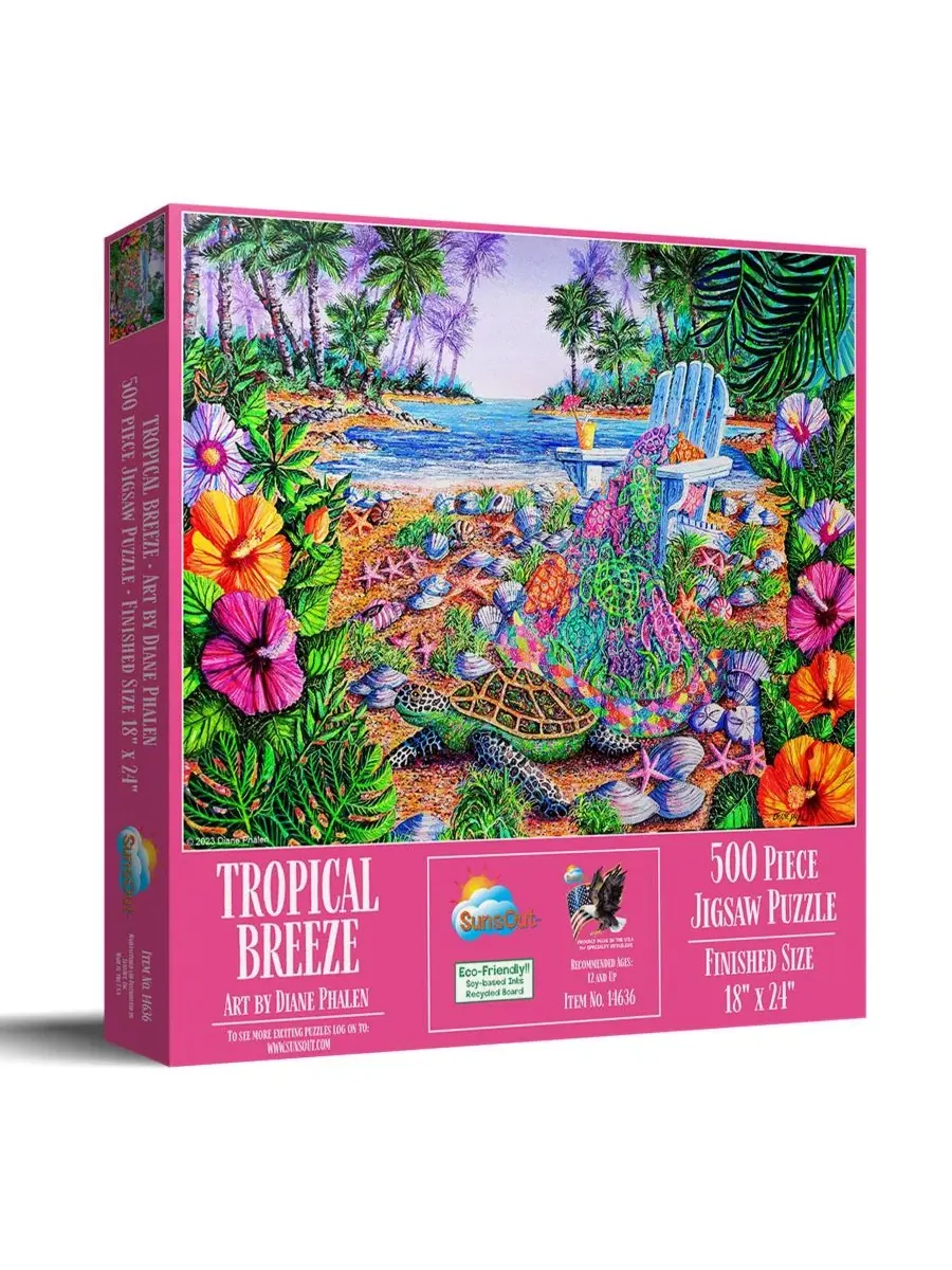Пазл 500 элементов Tropical Breeze SunsOut, 46x61 см