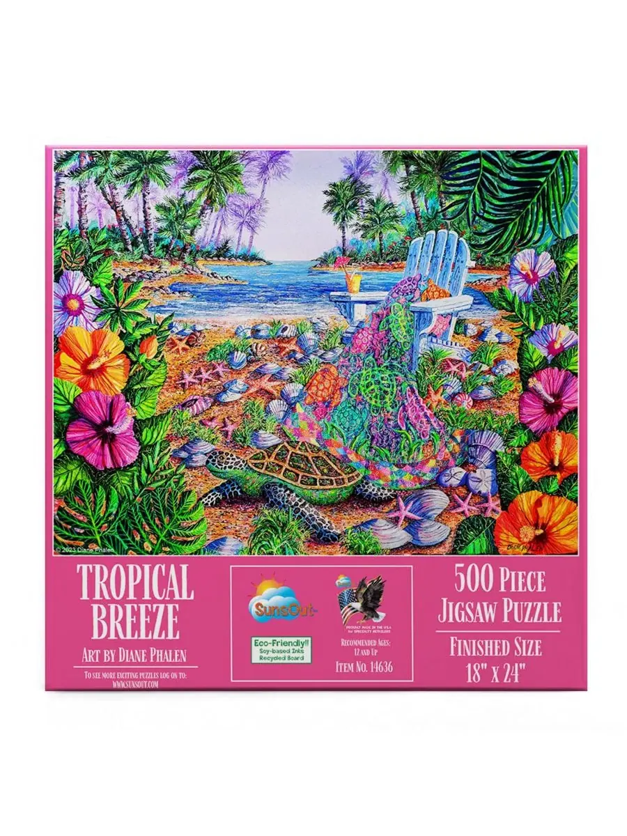 Пазл 500 элементов Tropical Breeze SunsOut, 46x61 см — изображение 2 из 5, нет цвета
