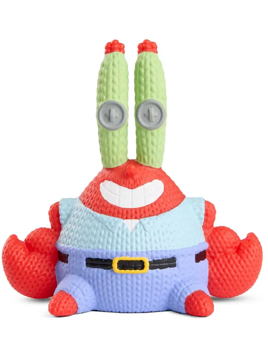 Коллекционная виниловая фигурка SpongeBob SquarePants Mr. Eugene Krabs #450 (Blacklight) Handmade