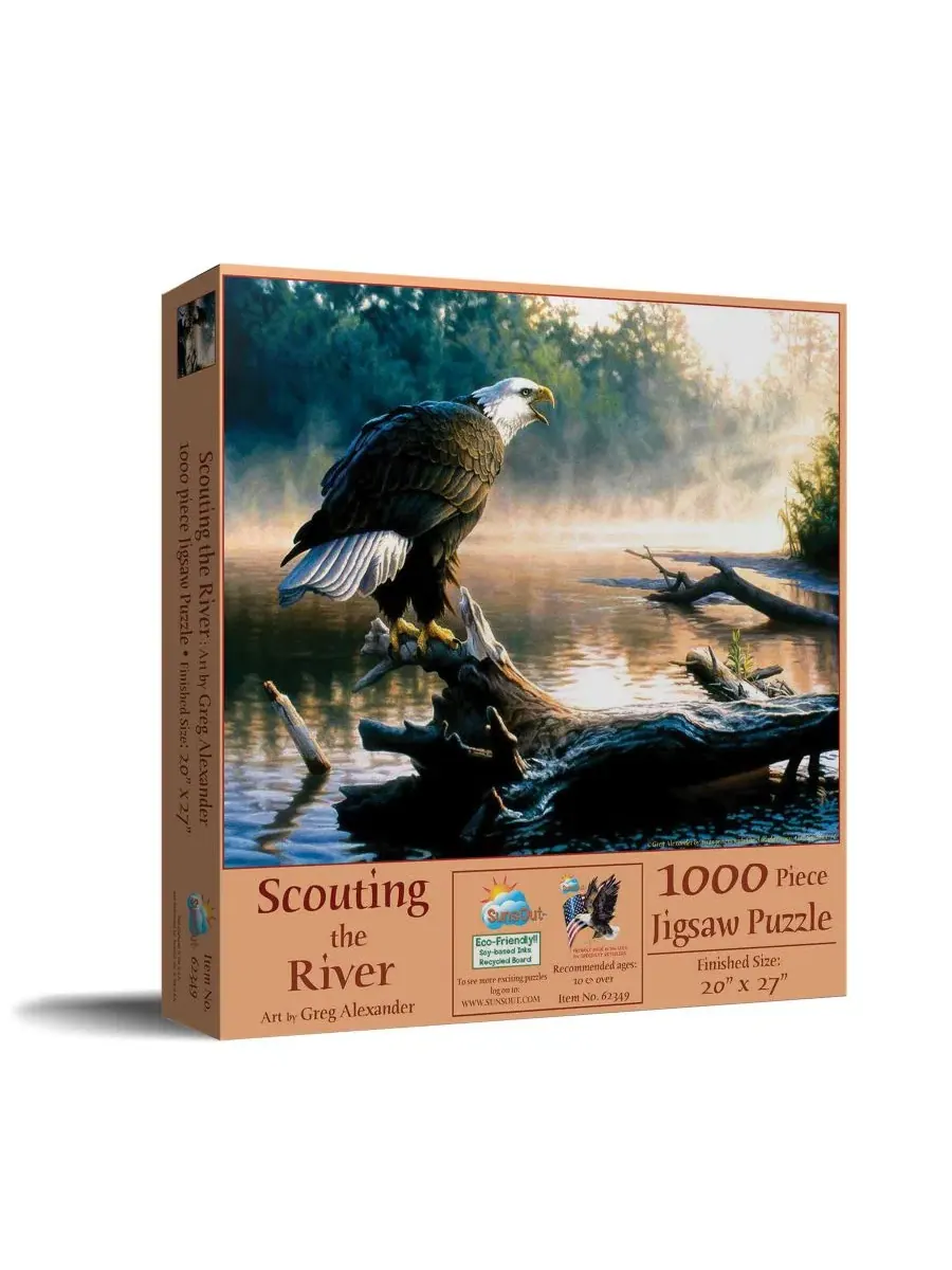 Пазл 1000 деталей Scouting the River SunsOut, 51x69 см
