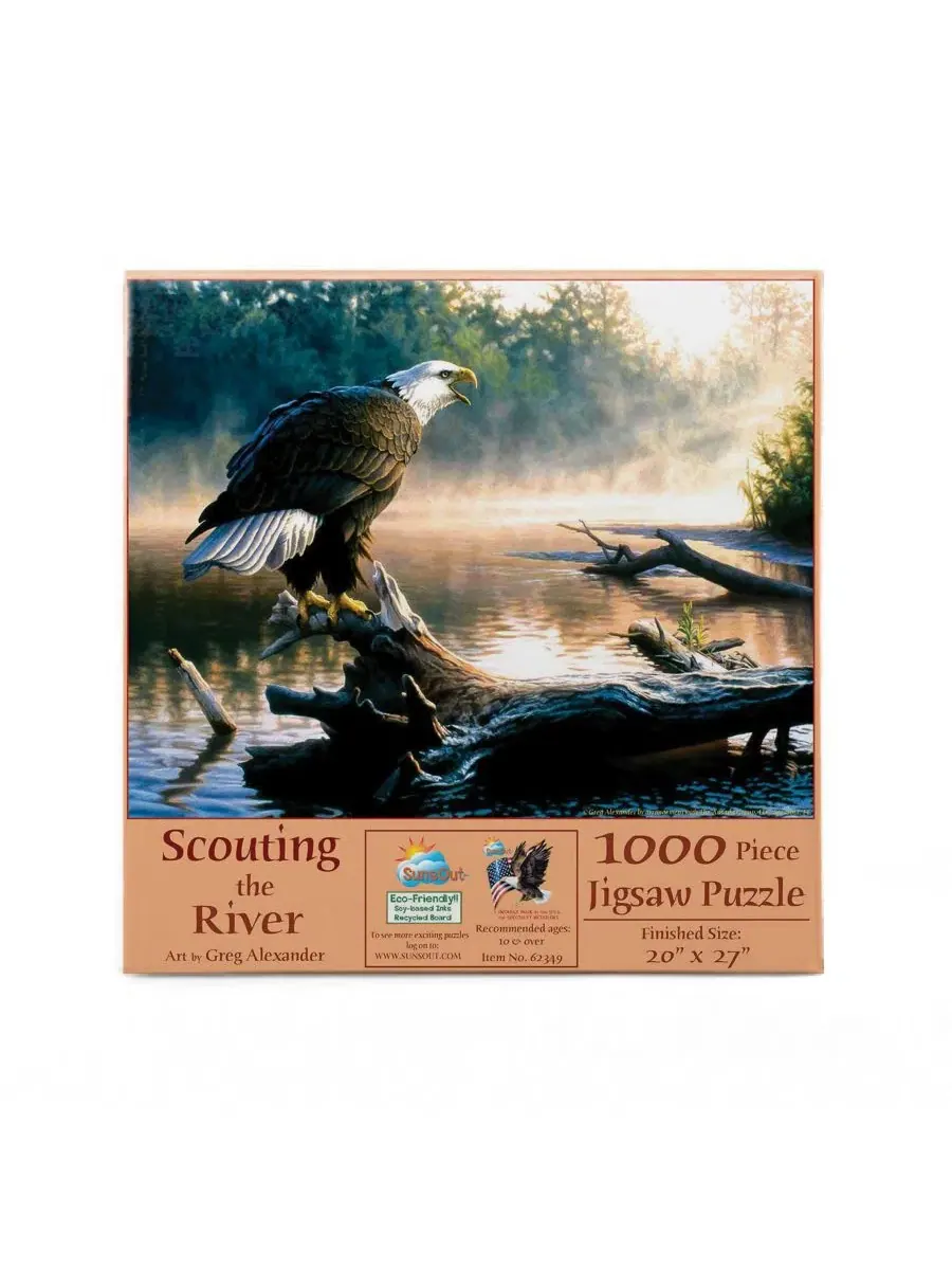 Пазл 1000 деталей Scouting the River SunsOut, 51x69 см — изображение 5 из 5, нет цвета
