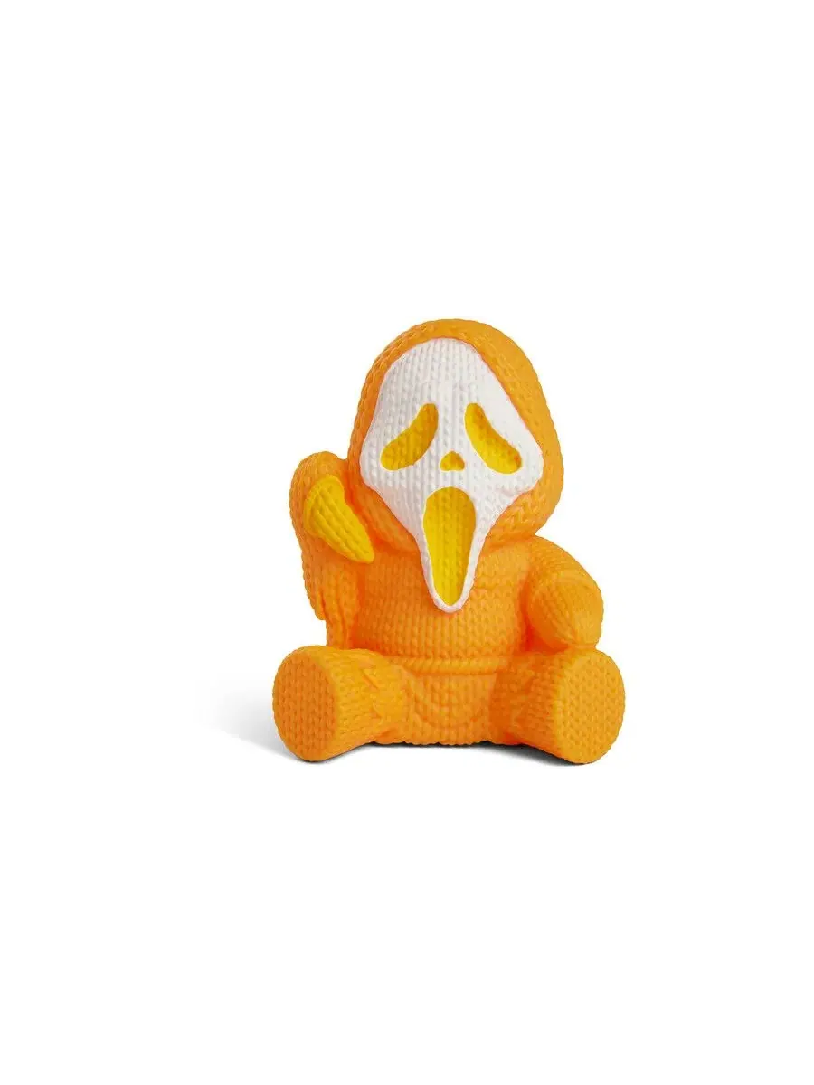 Коллекционная виниловая фигурка Ghost Face Pumpkin Orange Handmade By Robots